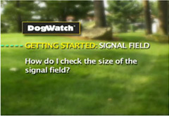 How do I check the size of the signal field?
