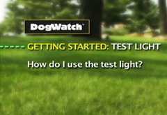 How do I use the test light?