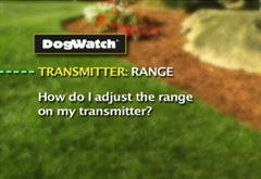 How do I adjust the range on my transmitter?