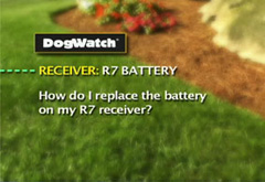 How do I replace the battery on my R7 receiver?