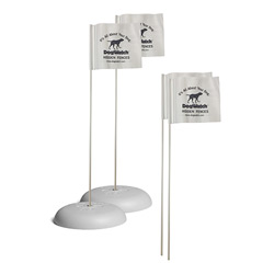 Indoor Training Flags with Bases Image