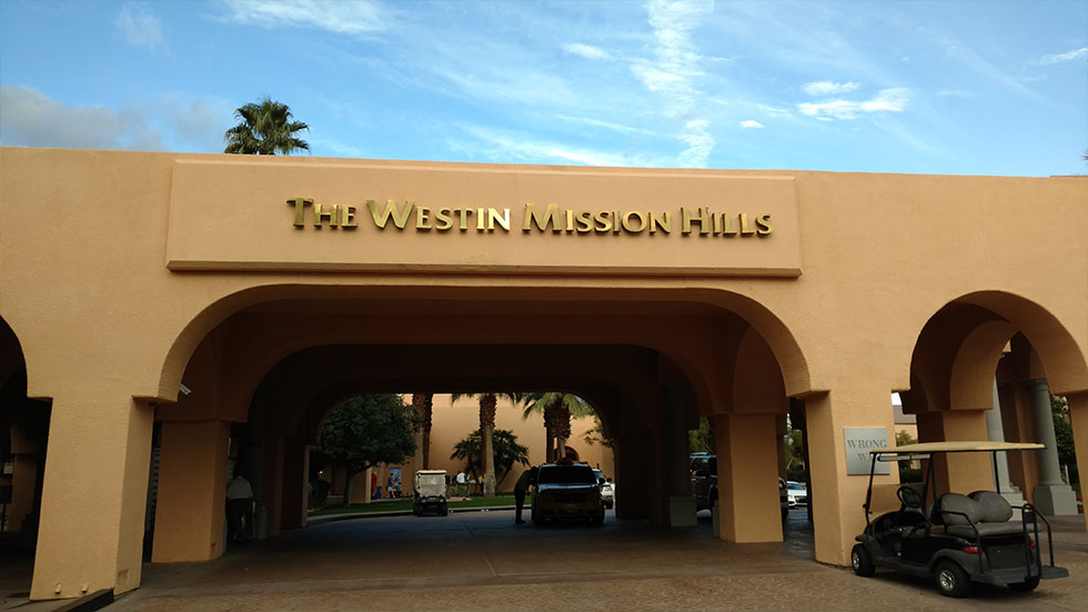 Westin Mission Hills entrance