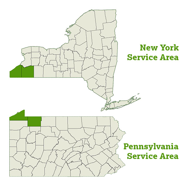 DogWatch of Chautauqua and Erie PA Service Area