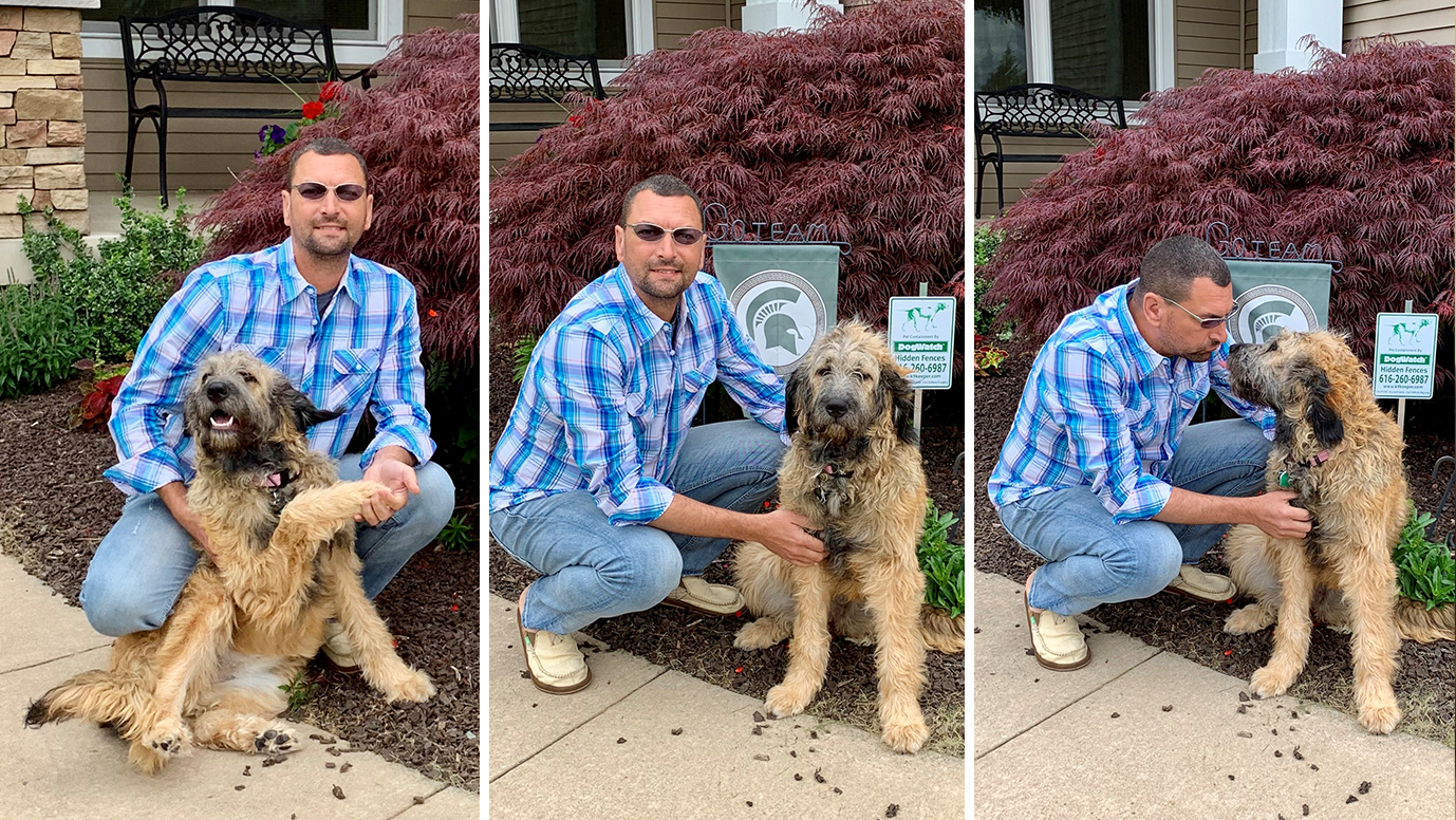 Dogwatch Dealer Donates Hidden Fence And Training For Police Officer S New Puppy Dogwatch