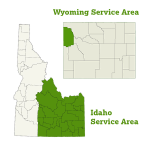 DogWatch of Idaho service area map