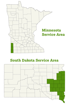 DogWatch by Kerry’s Landscaping service area map