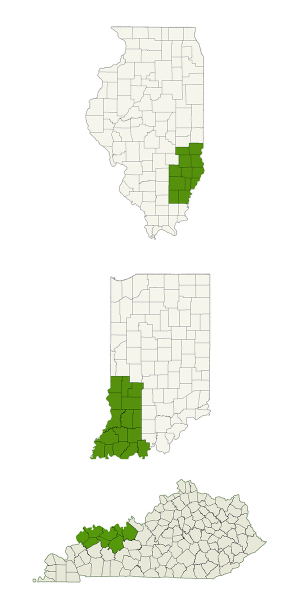 DogWatch of Evansville service area map