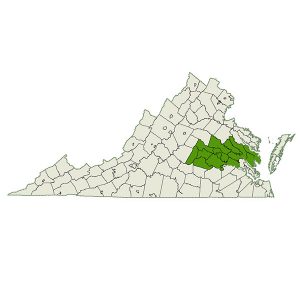 DogWatch of Central VA service area map