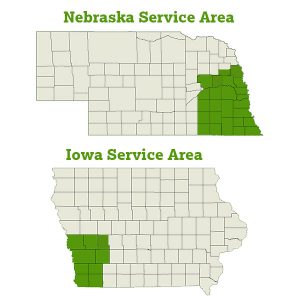 DogWatch of Omaha service area map