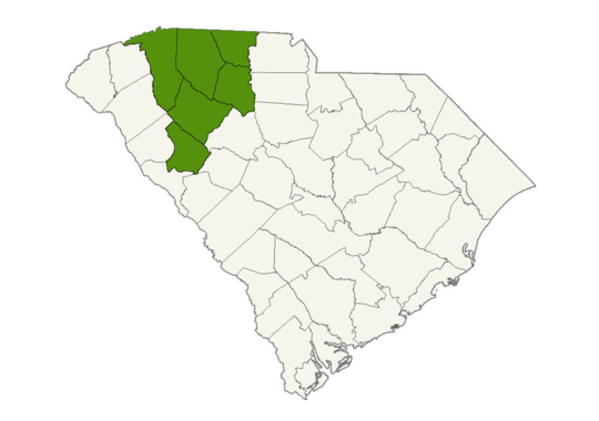 DogWatch of Greenville-Spartanburg service area map