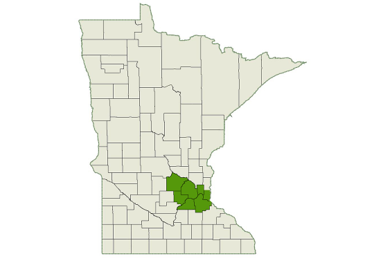 DogWatch of the Twin Cities service area map