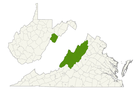 DogWatch of the Shenandoah Valley service area map