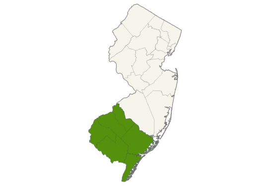 DogWatch of Southern New Jersey service area map