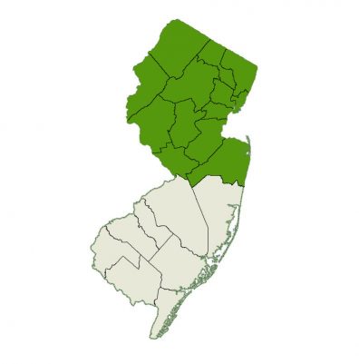 Fido’s Fences, New Jersey service area map