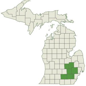 DogWatch of Southeastern Michigan service area map
