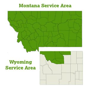 DogWatch of Montana service area map