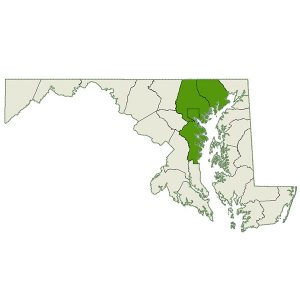 DogWatch of Greater Baltimore service area map