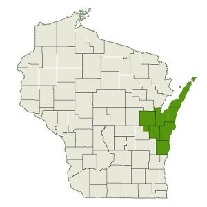DogWatch of Northeast Wisconsin service area map