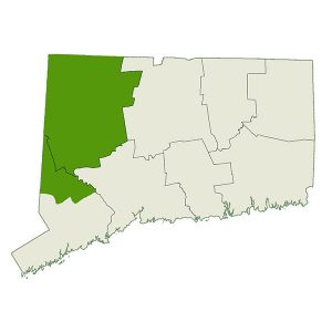 DogWatch of Litchfield & Upper Fairfield County service area map