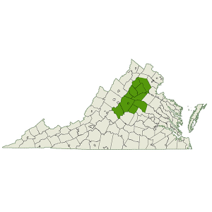 DogWatch of the Piedmont service area map