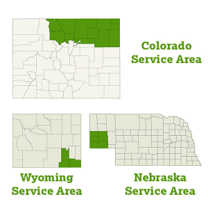 Northern Colorado DogWatch service area map